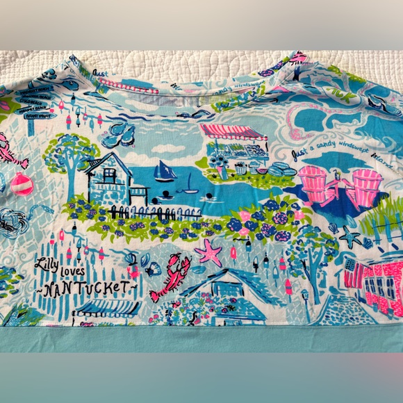 Lilly Pulitzer Finn Top in Rare Nantucket Print - Picture 4 of 14